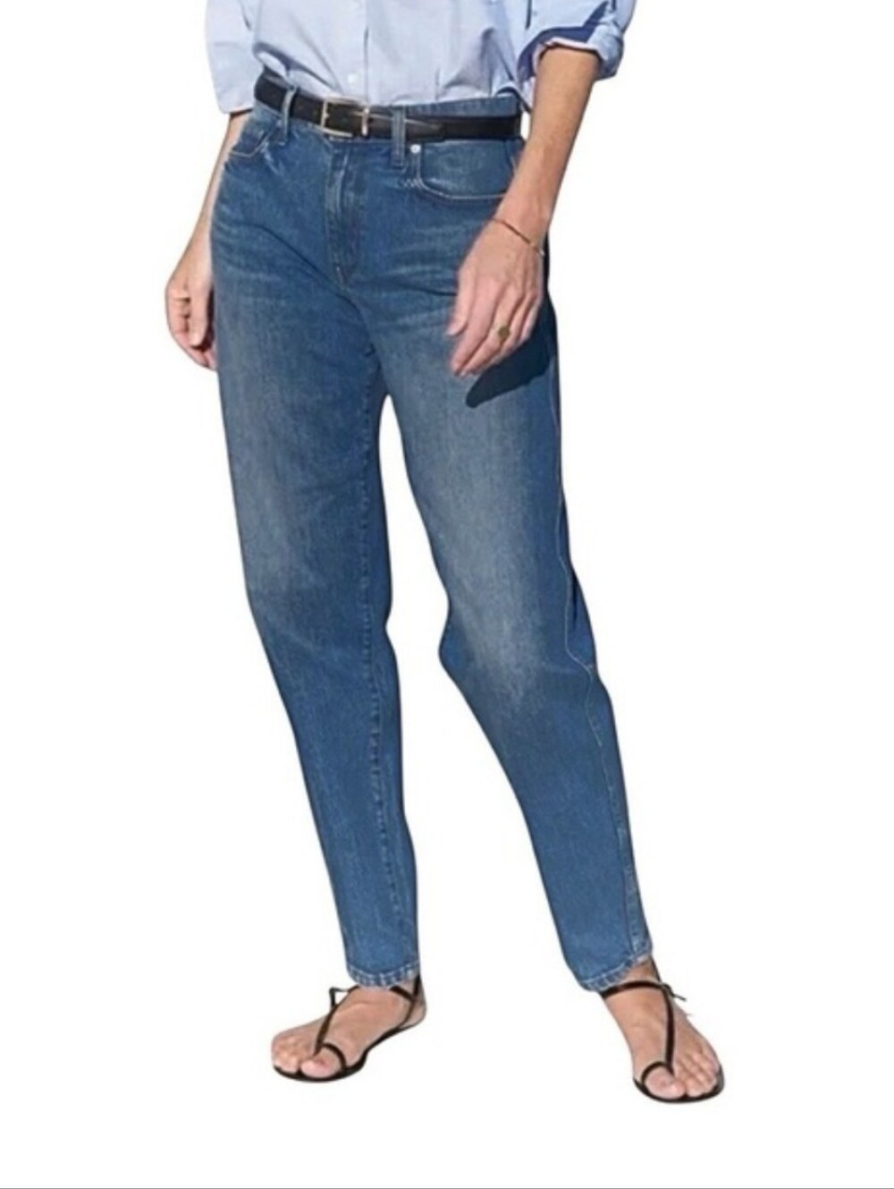 AYR The Couch Slouch Barrel Jeans Medium Wash Sz 30s